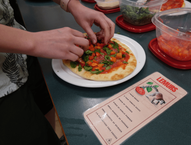 Behind the scenes: Pizza for the primates